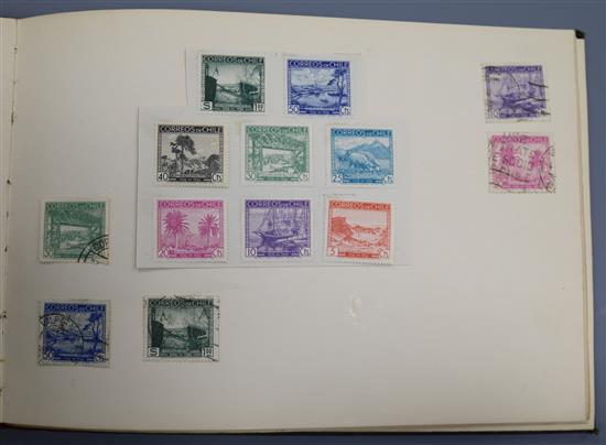 A Junior Edition International Postage Stamp Album of World stamps and three other stamp albums